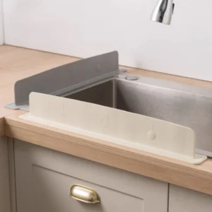 Silicone Sink Baffle Splash Guard With Suction Cup Water Baffle Kitchen UK