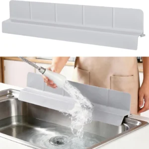 Kitchen Sink Splash Guard, with Suction Cups,18