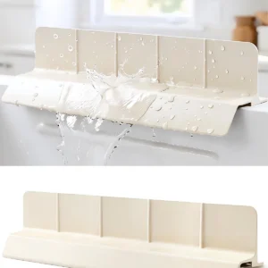 23 Inch Silicone Sink Splash Guard - Kitchen Sink Water Splash Guard with Str...